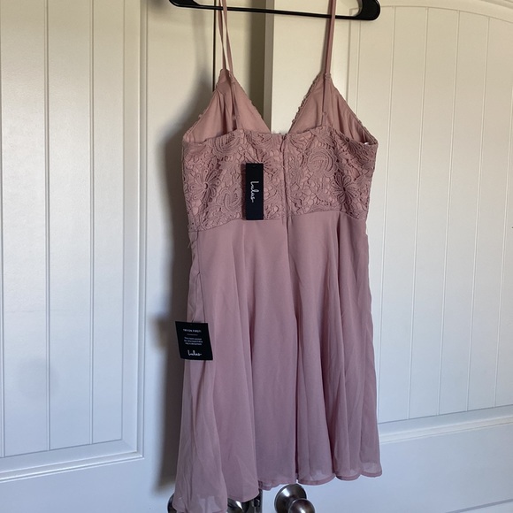 Lulus pink flowy dress - Picture 2 of 3